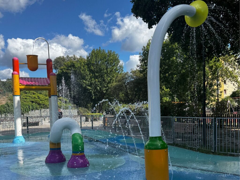 Wodny plac zabaw w Wawrze